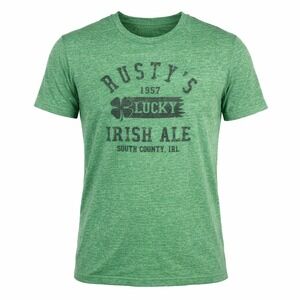 Sonoma Mens Rusty's Lucky Irish Ale Graphic T-Shirt Green Heather Large L